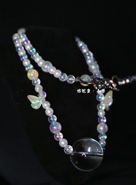 珍珠项链DIY琉璃chocker琉璃项圈