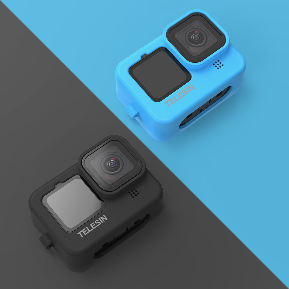 TELESIN泰迅适配GoPro12/11/10/9硅胶保护套保护壳防摔防油污套适配GoPro9/10/11/12配件适用gopro保护套,淘宝优惠券,粉丝福利购,淘宝优惠卷