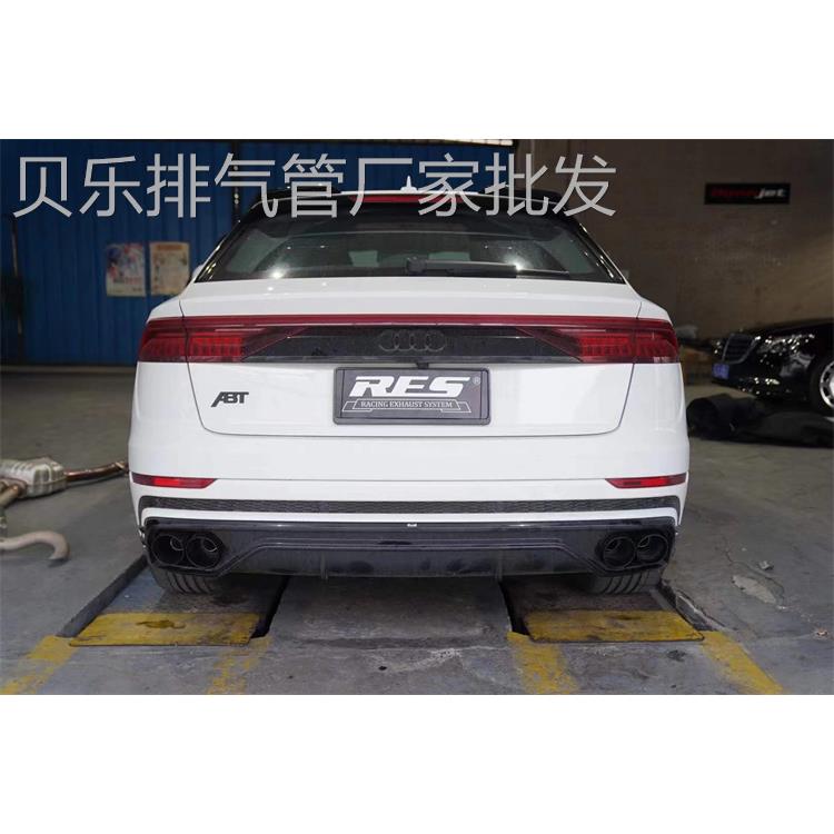 RES正品 奥迪RSQ8/R8/Q8/Q7/SQ5/Q5/Q3/Q2改装头段中尾段排气管 - 图3