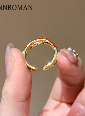 2026本命年好运红色星星女戒