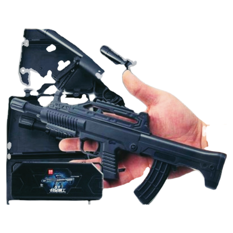 sy合金精工枪儿童玩具软蛋枪CF合金AK47冲锋枪M16巴雷特步枪仿真8 - 图3
