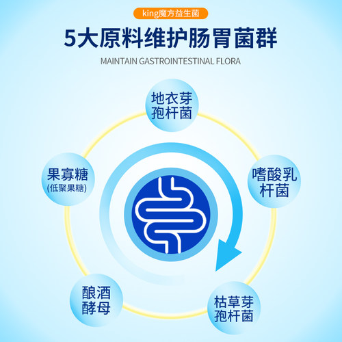 king魔方狗狗益生菌调理肠胃幼猫犬呕吐宠物猫咪拉稀腹泻补充专用 - 图0