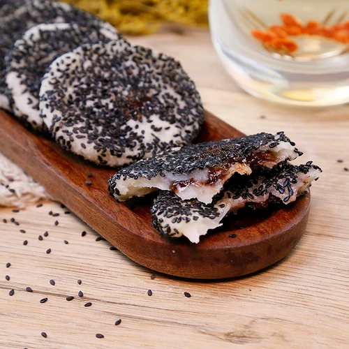 [2 банки] Качественная жизнь Органическая приготовленная черный кунжут 150G*2 Улучшенные запеченные запеченные кунжутные кунжуры Разное зерно