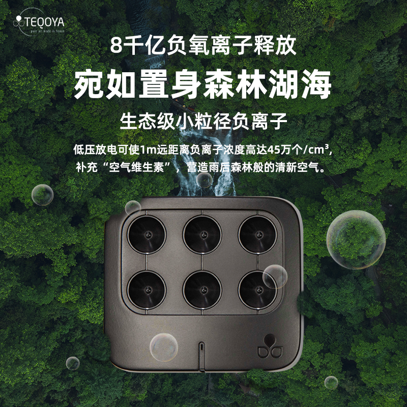 Household vehicle-mounted negative ion generator to remove formaldehyde haze