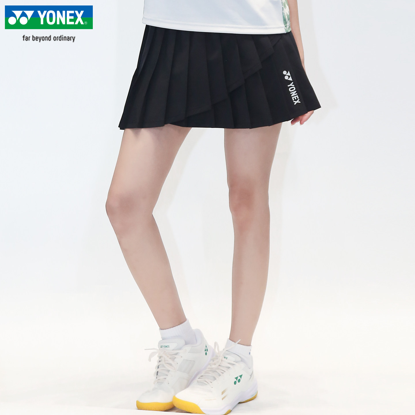 2026新款YONEX尤尼克斯羽毛球服短裙女速干运动半身裙子2200526,淘宝优惠券,粉丝福利购,淘宝优惠卷