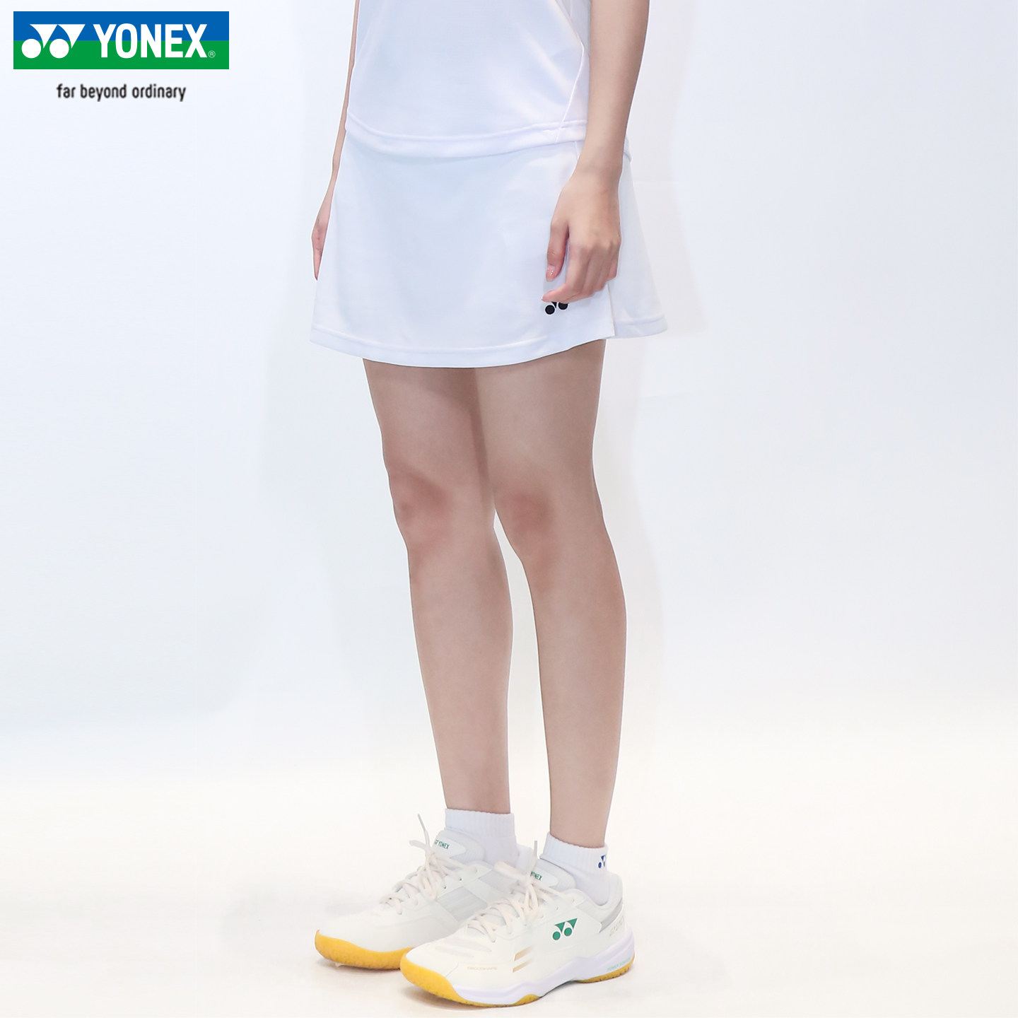 2026新款YONEX尤尼克斯羽毛球服短裙女款速干yy运动裙2200626BCR,淘宝优惠券,粉丝福利购,淘宝优惠卷