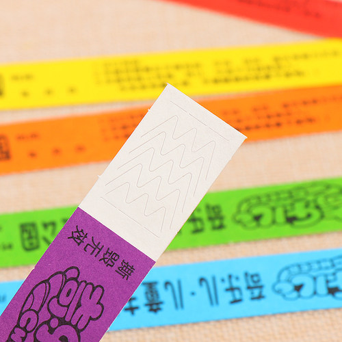 游乐场手环纸腕带一次性手环定制防水杜邦纸质门票二维码入场识别 - 图0