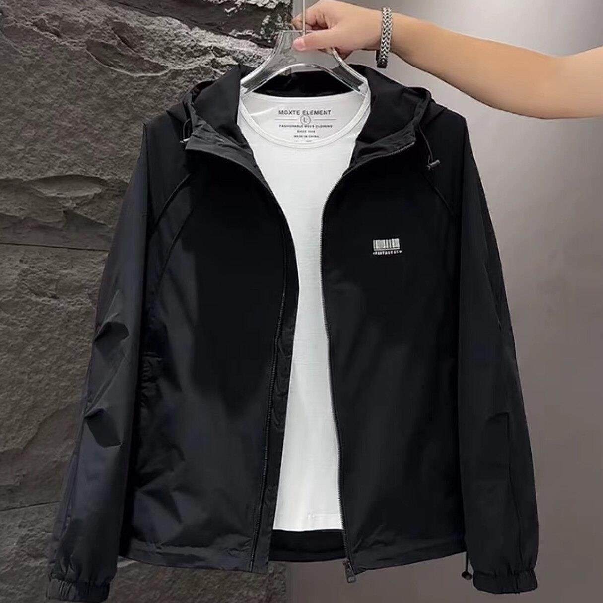 BellerLee秋季外套男士连帽冲锋衣新款潮流宽松工装夹克休闲男装,淘宝优惠券,粉丝福利购,淘宝优惠卷