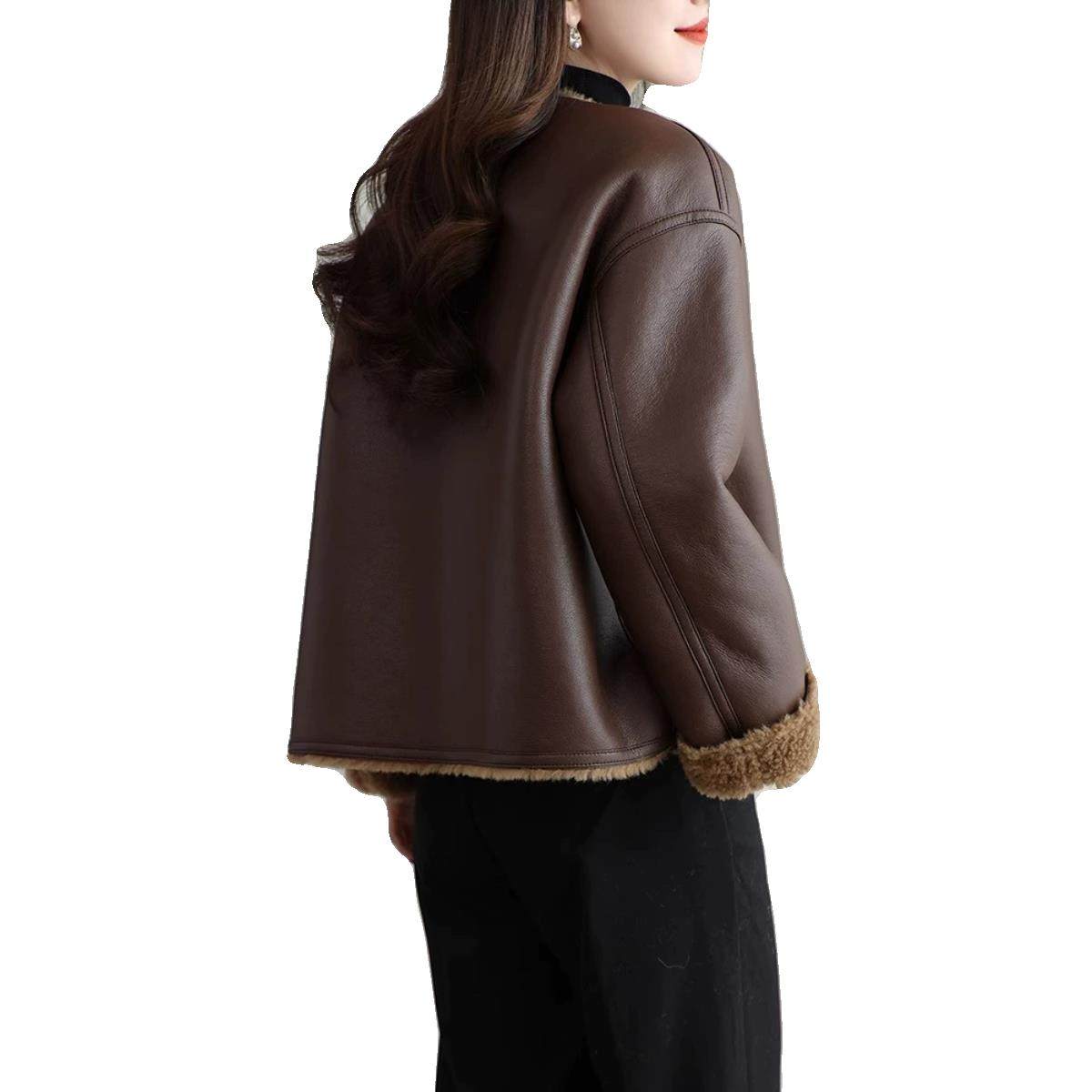 短款小香风皮草 都市女性时尚穿搭 抹茶绿皮草梨型身材穿搭,淘宝优惠券,粉丝福利购,淘宝优惠卷