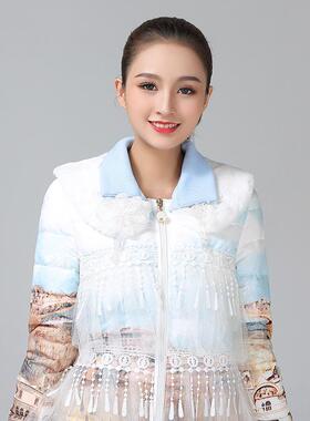 防脏护领羽绒服贴冬季铁路棉服针织假领子套男女通用拆卸衣领拆洗
