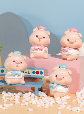 水手服小猪猪摆件家居饰品高颜值桌面治愈小物件办公室工位装饰