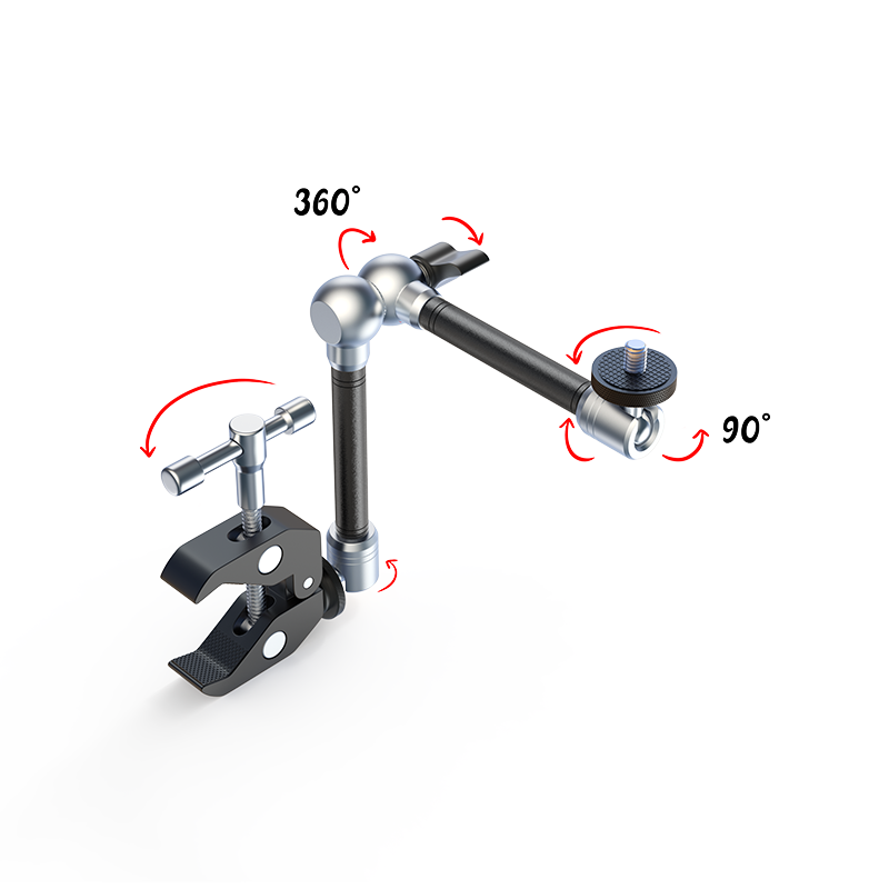 ATLI 魔术手臂万向支架铝合金大力蟹钳夹单反手机相机便携摄影架 - 图0