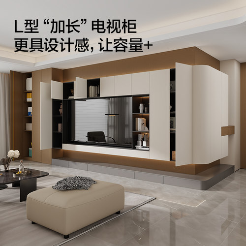 全友全屋定制整体卧室衣柜客厅电视柜储物柜餐边柜整家具柜子定制 - 图3