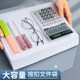 Transparent file bag snap bag large capacity thickened a4