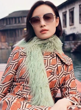 2023新款潮网红太阳眼镜GG0882马衔扣倪妮鹿晗同款墨镜女大脸显瘦