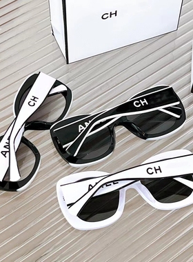 小香家CH9091小红书明星ins同款字母系列太阳眼镜 个性大框墨镜女