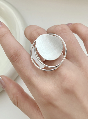 欧美时尚夸张大戒指女 夜店戒指配饰食指指环小众设计感2025新款