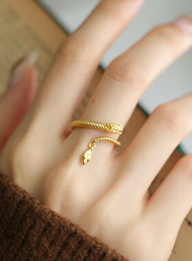 一恋精致龙形戒指女生肖本命新年