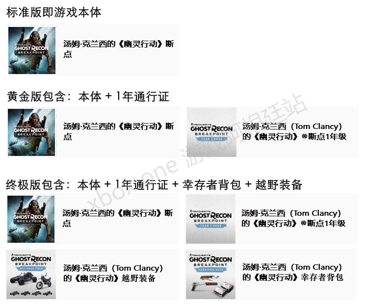 幽灵行动断点 XBOX ONE兑换码25位激活码XSX次世代XSS中文非共享 - 图2