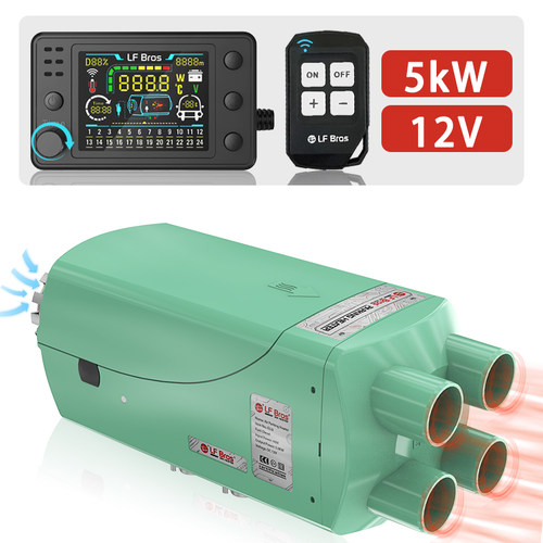 龙飞兄弟驻车空气加热器12v24v电动新能源货车房车柴暖燃油暖风机 - 图0