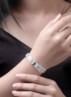 Korean popular jewelry 925 silver bracelet women watch chain