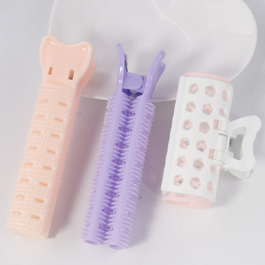 便携式卷发器套装 家居实用手动刘海卷发圈二合一塑料卷发器