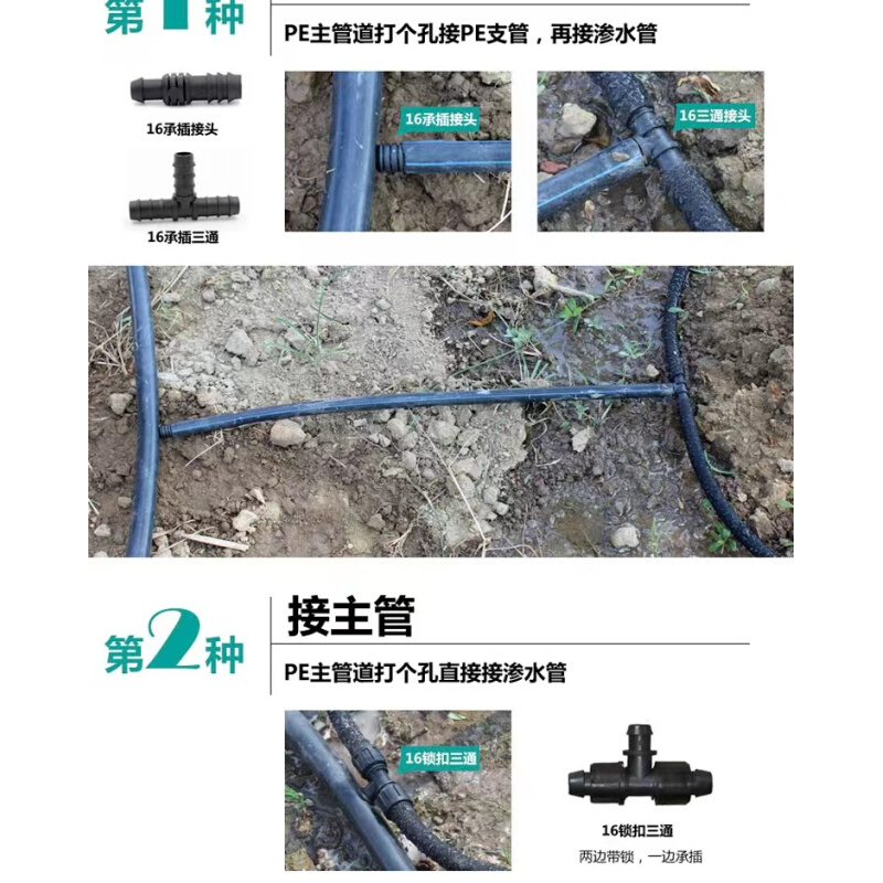 农用灌溉设备16渗水管喷灌设备绿化花园滴灌水管个月渗透管微喷管-图0