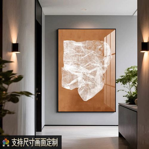 中古侘寂风新款客厅装饰画酒店名宿卧室床头挂画书房复古现代壁画 - 图2