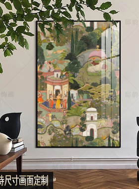 现代奶油风家居软装挂画客厅玄关背景墙面壁画民宿酒店房间装饰画