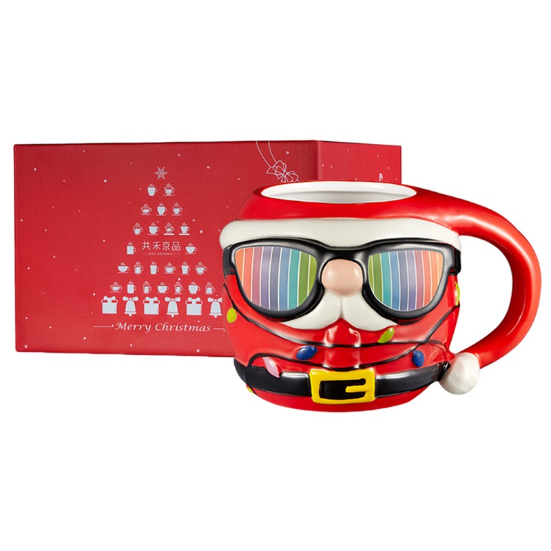 共禾京品创意奇特造型变色马克杯可爱水杯个性陶瓷杯高档生日礼物