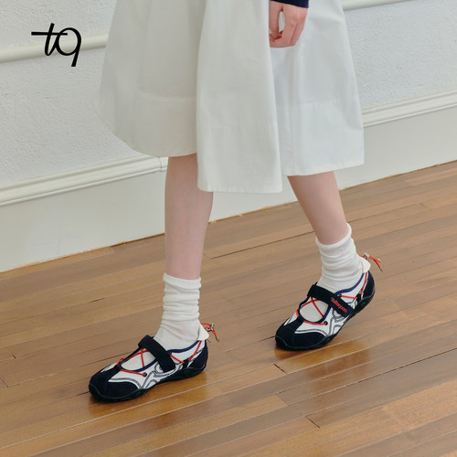 Talitaqoom2026夏季新款复古花瓣轻量德训玛丽珍鞋浅口舒适tq女鞋 - 图1