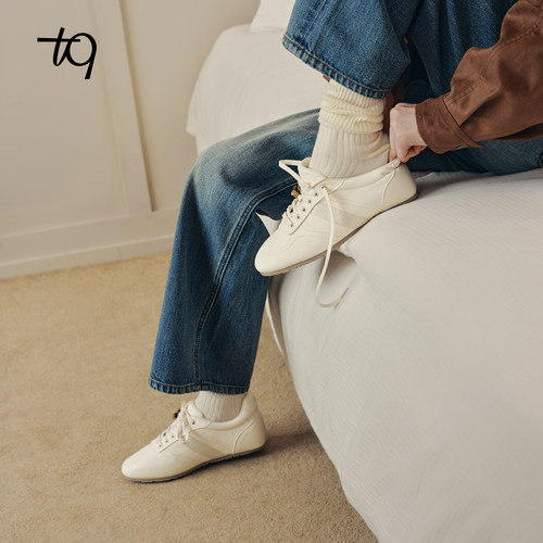 Talitaqoom抱枕系列2026春季新款软底芭蕾风时尚复古休闲德训鞋tq - 图0