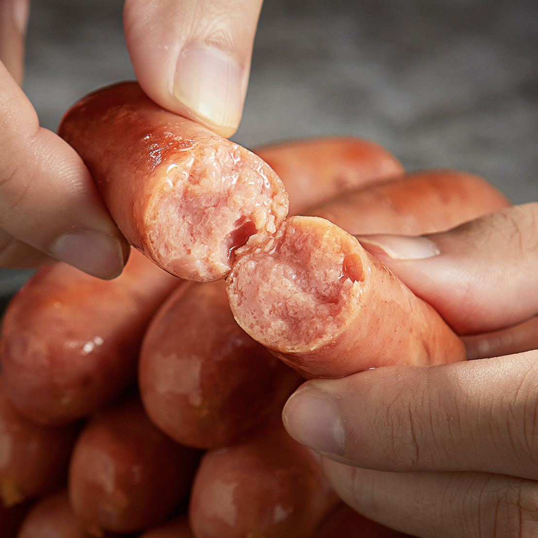 盒马工坊台式香肠520g低温腌制鲜嫩多汁爽脆无添加色素烤肠火腿肠