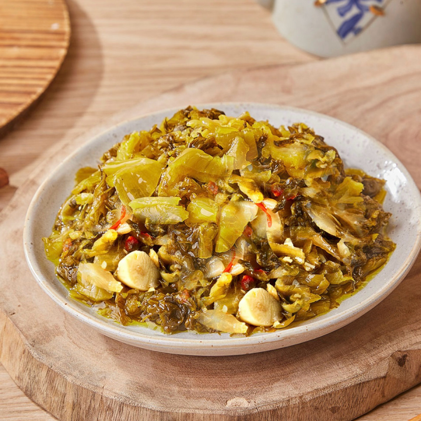 盒马工坊炒酸菜客家风味250g配料干净开罐即食脆嫩爽口小红书推荐