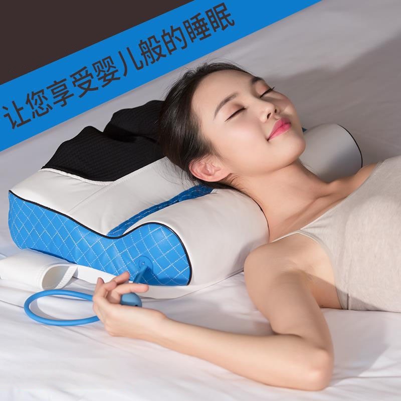 牵引电动多功能加热颈椎按摩枕头 maigita颈椎/腰椎按摩器