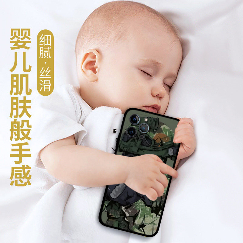适用iPhone14ProMax兵哥哥军迷风手机壳苹果13Mini12p11p8plus军旅系列周边照片定制se3帅气少年XsMax硅胶XR