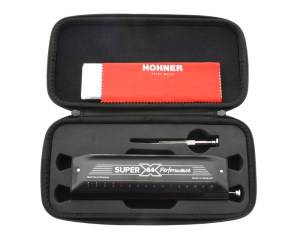 HOHNER德国新款Super64X和来原装进口16孔64音半音阶口琴专业演奏