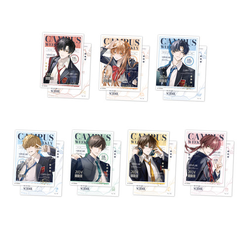 木灵正版全职高手授权周边「返校日系列」徽章立牌透卡拍立得 - 图1