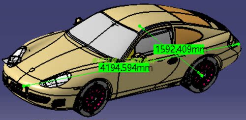 保时捷911轿跑车carrera汽车身曲面3D三维几何数模型座椅内外饰 - 图0