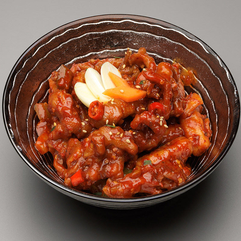 金明太火辣鸡爪超辣辣酱火辣肥肠100g*4袋小木屋款火辣鸡爪酱包邮,淘宝优惠券,粉丝福利购,淘宝优惠卷