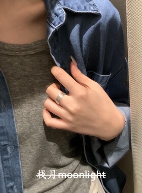 S925纯银多层丝线缠绕戒指女