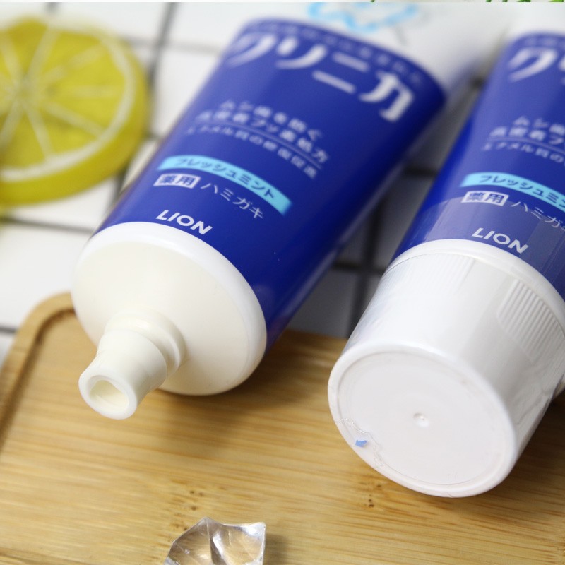 日本进口LION狮王牙膏正品薄荷清新口气美白去黄齿力佳酵素牙膏 - 图0