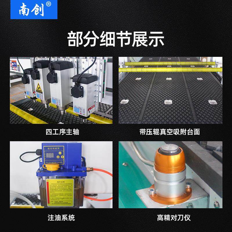 四工序木工数控开料机板式家具橱柜门木板全自动直排换刀加工中心,淘宝优惠券,粉丝福利购,淘宝优惠卷