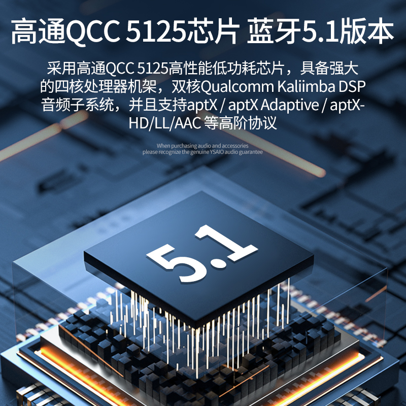 原声D3升级版QCC5125 5.1蓝牙接收器 ES9038解码无损LDAC APTX-HD - 图2