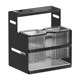 Integrated knife holder and chopstick tube storage rack
