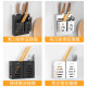 Wall-mounted punch-free 304 stainless steel kitchen knife holder