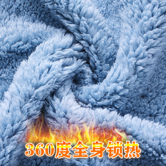 Jeansves plus velvet winter coat for children