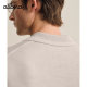 Allbirds Wool ຜ້າໄຫມຜູ້ຊາຍຂອງທຸລະກິດຂົນສັດປະສົມ knitted Polo ເສື້ອທີເຊີດແຂນສັ້ນຜູ້ຊາຍ commuter ປະຈໍາວັນເທິງ