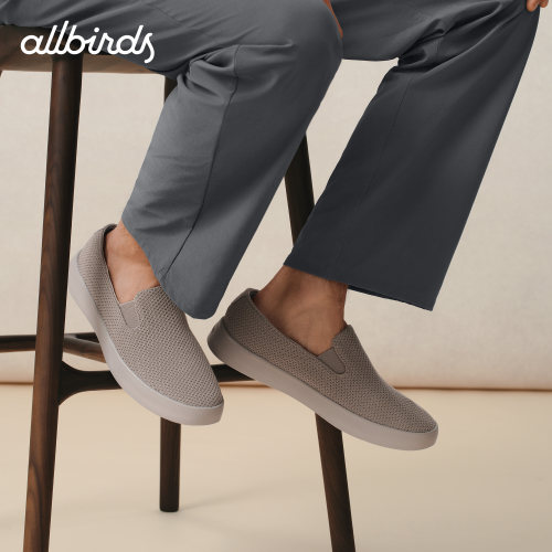 Allbirds一脚蹬Cruiser Slip On 26春新款软面透气低帮休闲男女鞋 - 图0