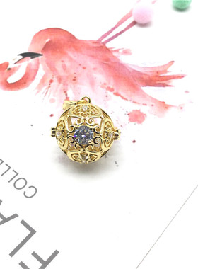 宫廷风腰饰配件微镶锆石镂空香囊